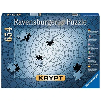 Imagen de Ravensburger Puzzle Krypt, Rompecabezas para Adultos, Regalo Niños de 14+ Años, 736 Piezas Redondas, Plata, 70x50 cm