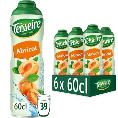 Imagen de Lote de 6 siropes albaricoque Teisseire 60cl