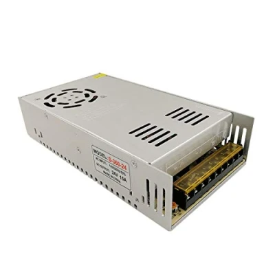 Imagen de JOYLIT Fuente Alimentación 24V 15A 360W, AC Transformador 110V 220V a DC 15Amp Potencia Alimentacion para la Tira de LED, CCTV, Impresora 3D