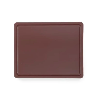 Imagen de HENDI Tabla de cortar Gastronorm 1/2 con certificación HACCP Marrón 260x320x(H)12 mm