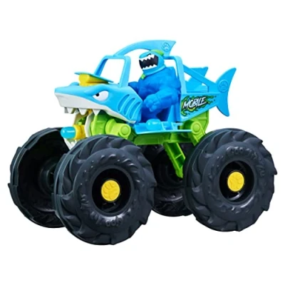 Imagen de Heroes of Goo Jit Zu &quot;¡Stretch and Strike Thrash Mobile! Vehículo con Lanzador de misiles y Traje Carreras Exclusivo Relleno (41411)