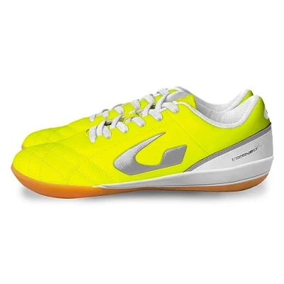 Imagen de GEMS TFM03 2603 Torneo X IN Sneaker Unisex Amarillo Fluor/Blanco/Gris EU 44