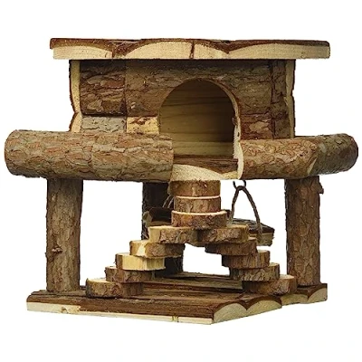 Imagen de Trixie 61777 Casita Hámsteres IDA, Natural Living, 19 x 20 cm