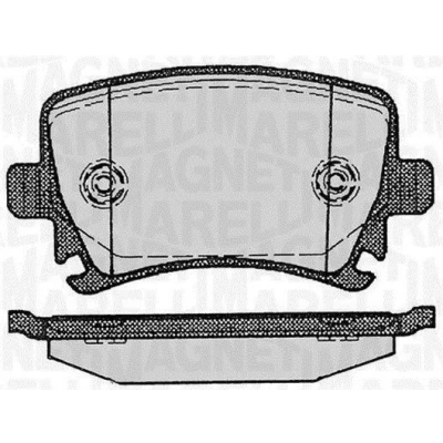 Imagen de MAGNETI MARELLI 363916060601 Juego de pastillas freno VOLKSWAGEN: GOLF 5, 6, Scirocco III, SEAT: Leon II Hatchback, III Hatchback