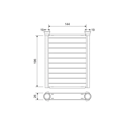 Imagen de VALEO 811589 Radiador de Calefaccion TOYOTA: Yaris II Hatchback