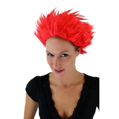 Imagen de WIG ME UP Peluca, Carnaval, Demonio, Diablo, Loki, Rojo Fuego VZ 037 PC13
