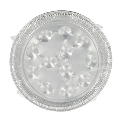Imagen de Fackelmann Lot plats à escargots Juego de 10 Platos para Caracoles Aluminio, Fabricados en Francia