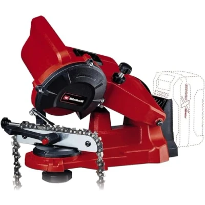 Imagen de Einhell GE CS 18 Li Solo Afilador de cadenas motosierra Power X Change para motosierra, 18V, ralentín 6.500 min 1 (la batería y el cargador se venden por separado)
