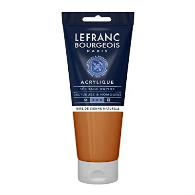 Imagen de Lefranc Bourgeois Acrílico Fine, Tierra de Siena Natural, 200 ml