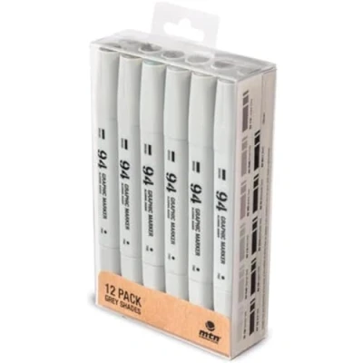 Imagen de MTN 94 Graphic Marker Pack 12 Grey