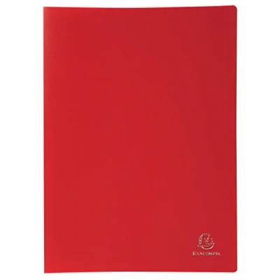 Imagen de Exacompta 85101E Carpeta de 100 fundas PVC, A4, color negro
