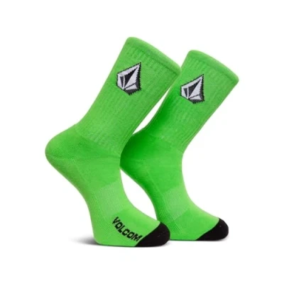 Imagen de Volcom Fulltoneock 3PK Calcetines, Hombre, Talla: One Size, Electric green