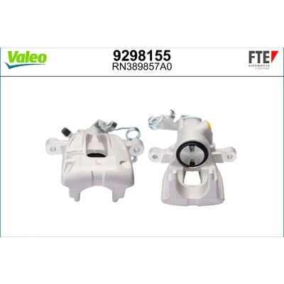Imagen de FTE 9298155 Pinza de freno gris Aluminio Eje trasero izquierda sin soporte PEUGEOT: 307 CC, Hatchback, SW, CITROËN: C4 Coupé, I Berlina