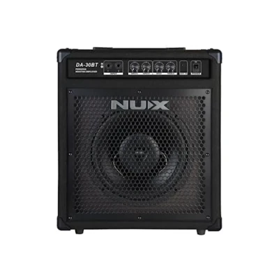 Imagen de NUX DA 30BT Altavoz de batería, amplificador monitor personal, 30 vatios, portátil, Bluetooth para kits batería electrónica