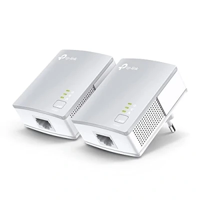 Imagen de TP Link Mini TL PA411KIT Extensor de Red por línea eléctrica (500Mbps Ethernet), Blanco [Importado]