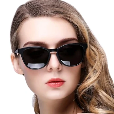 Imagen de KANASTAL Gafas de Sol Mujer Negras Mate Polarizadas Clásicas Vintage Retro Protección UV400 Moda Señora Black Matte Sunglasses Negro