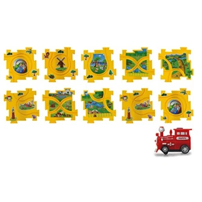 Imagen de Jamara Puzle Tren Dynamic Zoo, Multicolor, Large (460303)