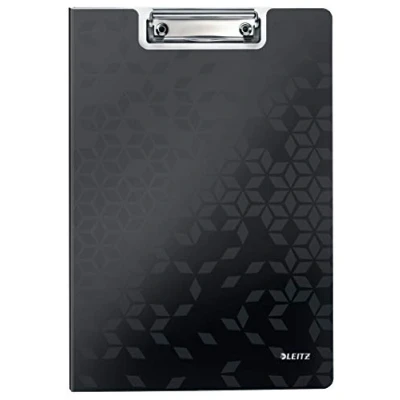 Imagen de Leitz Carpeta con Pinza Tapa, Polyfoam Ligero, Gama WOW, Negro