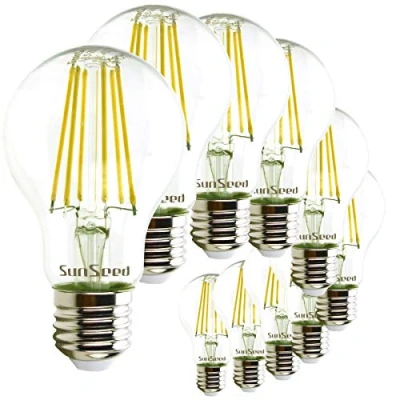 Imagen de SunSeed 10x Bombilla Estándar Filamento LED E27 9W = 83W Blanco Neutro 4000K
