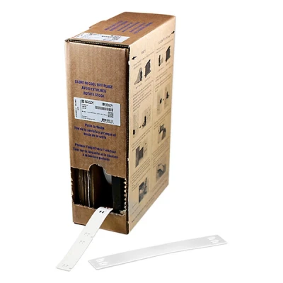 Imagen de M610 Brady BM 10X75 7598 WT etiquetas de poliéster blancas 10 mm x 75