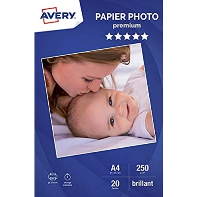 Imagen de Avery Zweckform Papel fotográfico (A4, 250 g/m², 15 hojas)