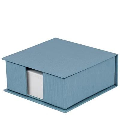 Imagen de Rössler Papier 1312452150 S.O.H.O. Caja para notas, dimensiones: 11 x cm, denim, 1 unidad