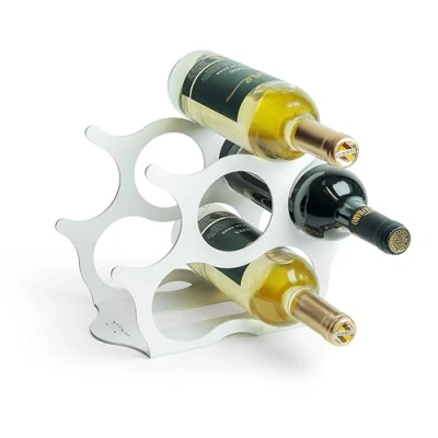 Imagen de etterr botellero Vino. Organizador Cocina, para Mesa Comedor, Mueble botellero, Soporte Vino, Accesorios de Metal.