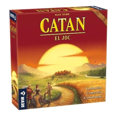 Imagen de Devir Catan Català, Joc de Taula, amb Amics, Taula 10 anys, Diversió (BGCAT)