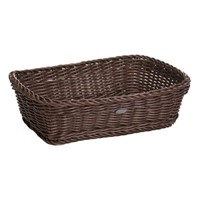 Imagen de Westmark Cesta multiusos, Apta para hostelería y gastronomía, Rectangular, Aprox. 31,5 x 22 10 cm, Fibra sintética, Saleen Edition, Marrón, 02020006101