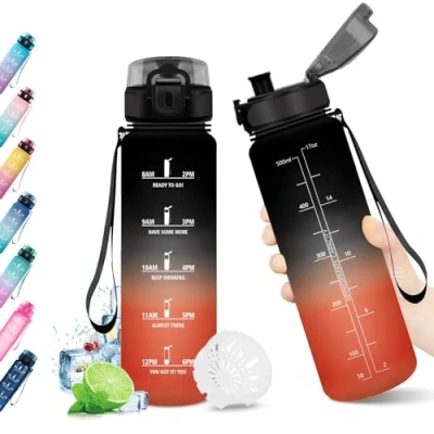 Imagen de KollyKolla Botella Agua Deporte de Niño 500ML, Deportiva, Gimnasio, sin BPA, Reutilizable, Garrafa para Niño, Niña, Colegio, Guardería, Bicicleta