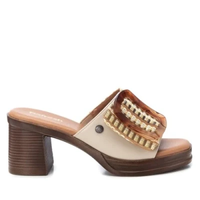 Imagen de REFRESH Sandalia Mujer Beige Calzado Cómodo y Versátil Moda casual Modelo 17252201 (Talla 36)