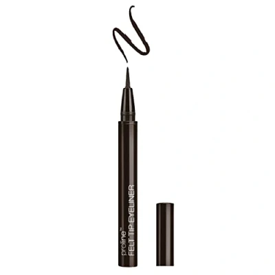Imagen de Wet n Wild ProLine Felt Tip Eyeliner Delineador Marrón con Punta Fina y Suave de Fieltro Maquillaje para Ojos Control Extremo, Fórmula Pigmentada Fluida Dark Brown 1 Unidad