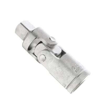 Imagen de WIESEMANN 1893 Articulación universal con adaptadores cuadrangulares de 3/8&quot; Cardán 10 mm (3/8&quot;) a ambos extremos Acero al cromo vanadio, cromado 80881
