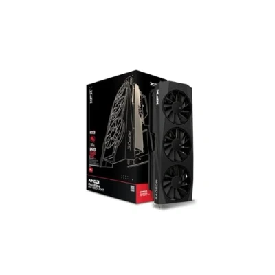 Imagen de XFX Quicksilver AMD Radeon RX 9070XT Gaming Edition con 16 GB de GDDR6 HDMI 3xDP, RDNA™ 4 (RX 97TQICKB9)