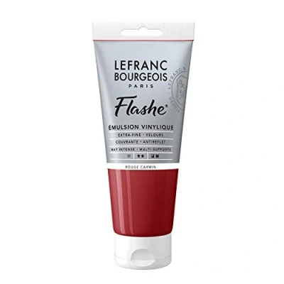 Imagen de Lefranc Bourgeois Flashe Pintura acrílica, Rojo Carmín, 1 stück (1er Pack)