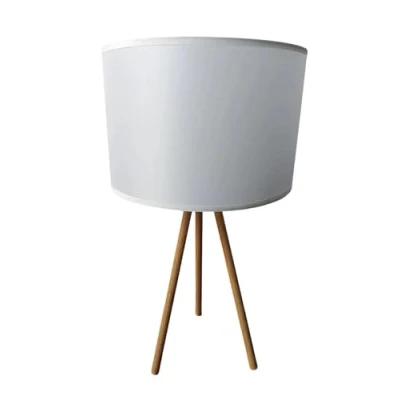 Imagen de 1BEL AIR HOME Lámpara de Pie NAPOLI Trípode 3 Patas, Altura 160 CM, Diseño Elegante y Moderno, Perfecta para Sala, Dormitorio, Oficina, 1xE 27 (BOMBILLA NO INCLUIDA) (SOBREMESA BLANCO)
