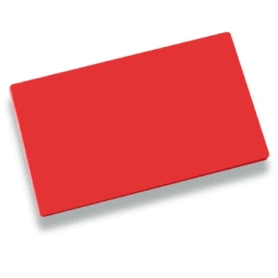 Imagen de LOUIS TELLIER Tabla de Cortar HDPE 500 Antibacterias Profesional 60 x 40 2 cm Rojo para Carnes Crudas Made in France