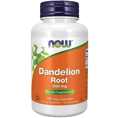 Imagen de Now Foods, Dandelion Root (Raíz de Diente León), 500mg, 100 Cápsulas veganas, Probadas en Laboratorio, A Base Plantas, Sin Gluten, Soja, Vegetariano