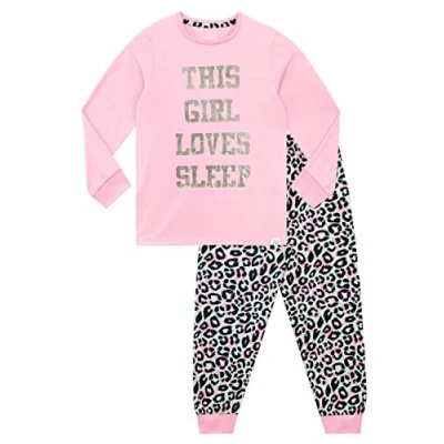 Imagen de Harry Bear Pijamas para Niñas Lema del Sueño Rosa 7 8 Años