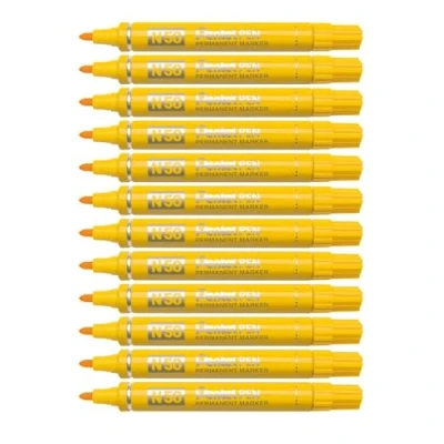 Imagen de Pentel N50 Marcador de punto Parent, color Yellow (Pack of 12)