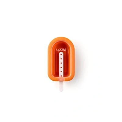Imagen de Lékué Molde Mini Polo apilable, Silicona Platino Color Naranja
