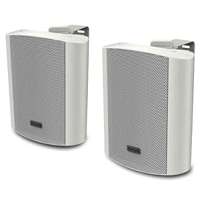 Imagen de Audibax Pícolo PR 52W Altavoces Pasivos de Estantería HiFi Pareja Estereo 2 Vías Sonorización 100W Soporte Pared Incluido con Woofer 5&quot; Sonido Envolvente