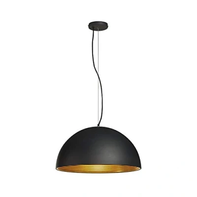 Imagen de SLV Forchini M PD 1 lámpara colgante 50cm negro/oro