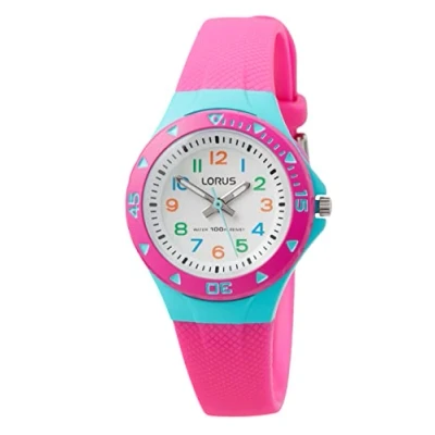 Imagen de Lorus Reloj Analogico para Niñas de Cuarzo con Correa en Silicona R2351MX9