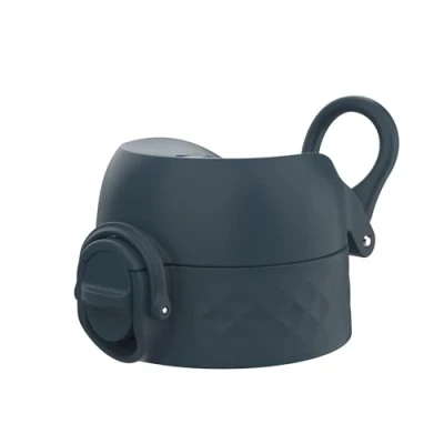 Imagen de ION8 Tapa de Botella agua OneTouch 2.0 a Prueba fugas, Sin BPA, Azul Marino, Pequeña