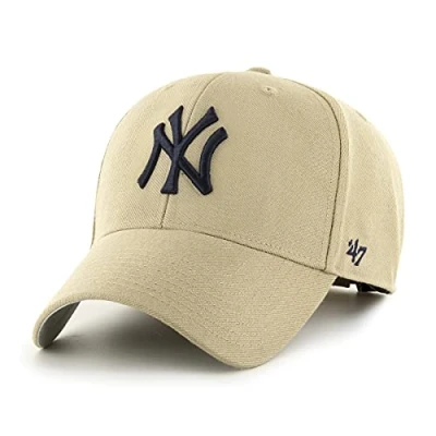 Imagen de &#039;47 MLB New York Yankees Cold Zone MVP DP Gorra de béisbol unisex, caqui, Talla única