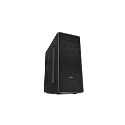 Imagen de Nox Coolbay RX NXCBAYRX Caja de Ordenador ATX y Micro ATX, USB 3.0, Frontal Acabado Metal Mesh, Espacio hasta 3 Ventiladores, 4 Discos Duros graficas 370mm, Color Negro