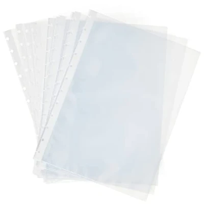 Imagen de Exacompta 56270E recambio de 20 fundas para las carpetas con anillas, A4, color