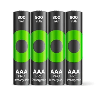Imagen de GP RECYKO Pro Pilas AAA (NiMH, 800 mAh, 1,2 V, 4 Unidades)