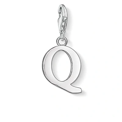 Imagen de Thomas Sabo Charm con Cierre para Mujer de Plata Ley 925/1000, Letra Q